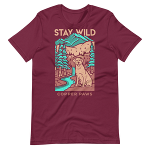 Stay Wild Tee - Copper Paws