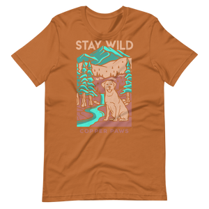 Stay Wild Tee - Copper Paws