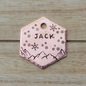 Jack- Winter Collection - Copper Paws Dog Tags