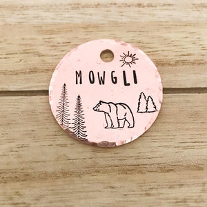 Mowgli- Simple Style - Copper Paws Dog Tags