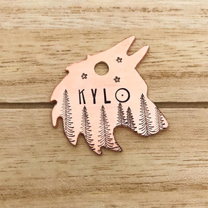Kylo- Simple Style - Copper Paws Dog Tags