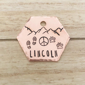 Amity- Simple Style - Copper Paws Dog Tags