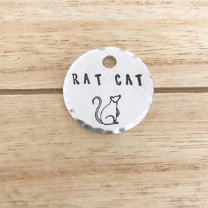Ratty- Kitty Tag - Copper Paws Dog Tags