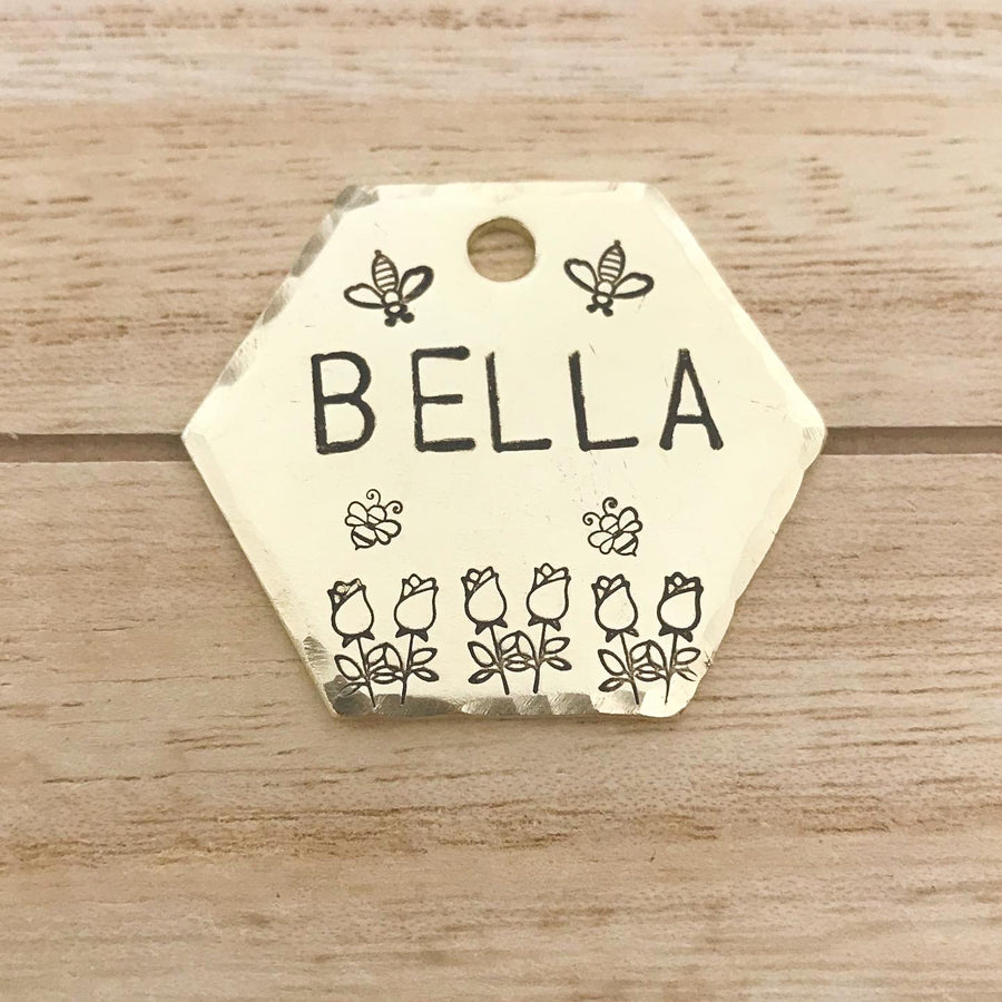 Bumble- Spring Collection - Copper Paws Dog Tags