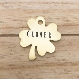 Shamrock- Simple Style - Copper Paws Dog Tags