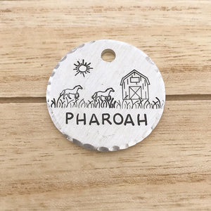Pharoah- Simple Style - Copper Paws Dog Tags