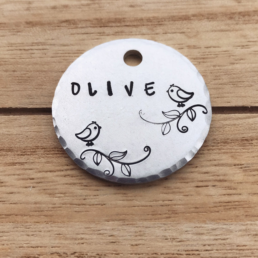 Birdy- Spring Collection - Copper Paws Dog Tags