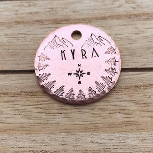 Onyx- Simple Style - Copper Paws Dog Tags