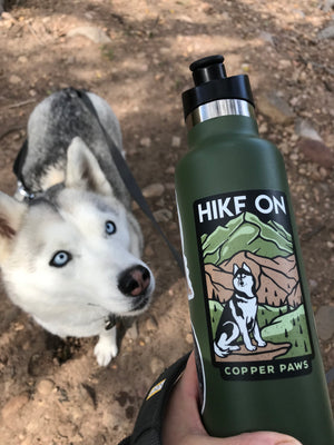 Hike On Sticker - Copper Paws