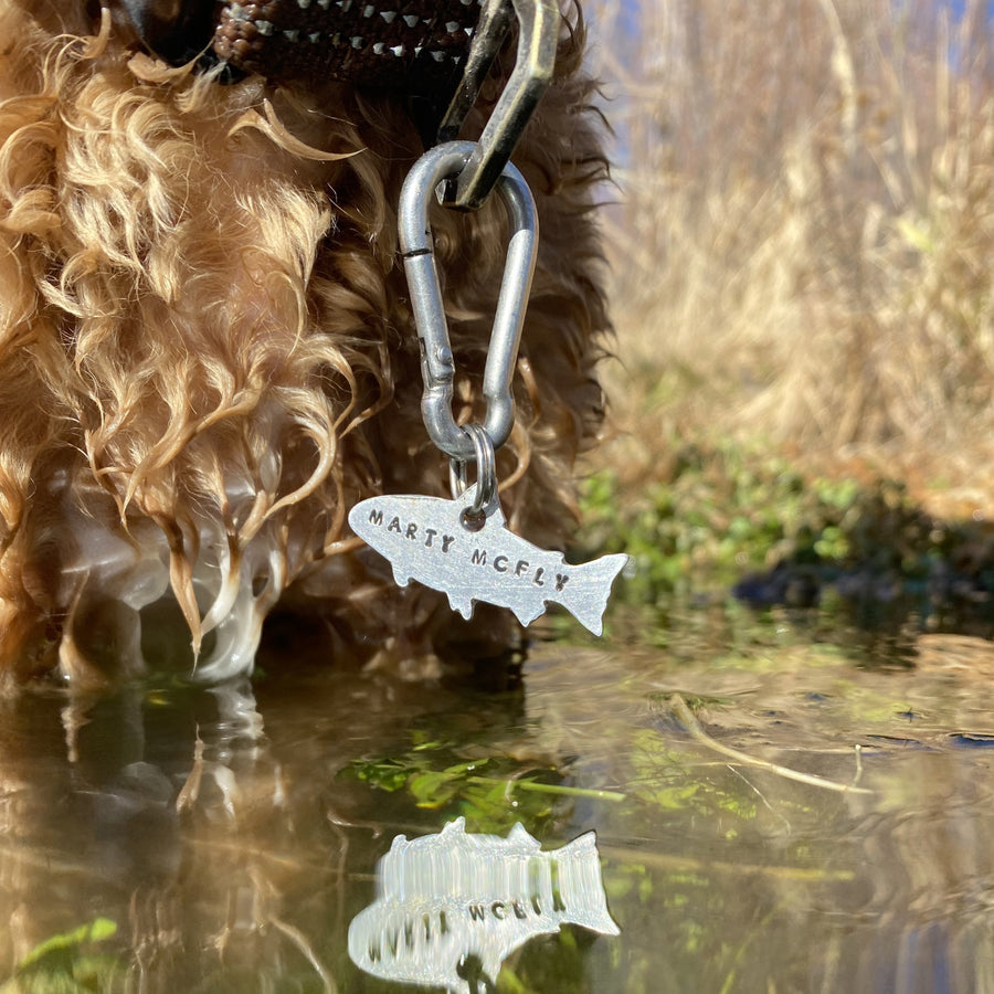 Trout- Simple Style - Copper Paws Dog Tags