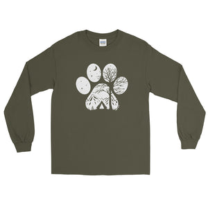 Camp Paw Long Sleeve Shirt - Copper Paws