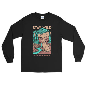 Stay Wild Long Sleeve Shirt - Copper Paws